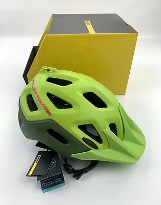 Mavic Crossride MTB White Cycling Helmet Size Medium Lime Green 54-59 CM New • $65