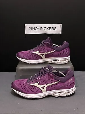 Mizuno Wave Rider 22 Purple Wing Running Shoes Lace Up Womens SZ 9 FAST SHIPPING • $28.48