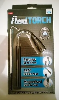 JML Flexi Torch Extendable Magnet Head LED Flexible Handy Work Light BRAND NEW • £2.95