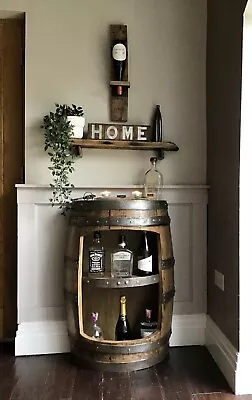 Barrel Bar - Oak Whisky Barrel - Home Bar - Drinks Cabinet - Bar - Whisky  Barre • £269