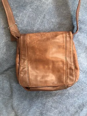 Coach Vintage Lexington Flap Saddle Bag Dark Brown  B8E-4183 Made In Italy • $85