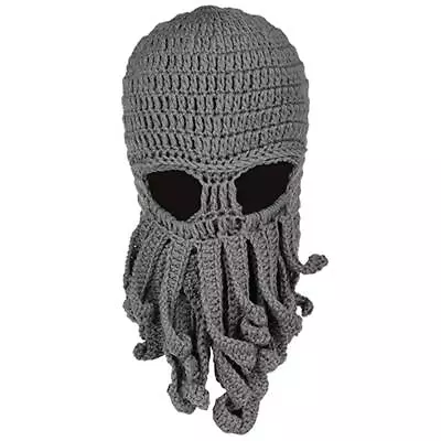£8.48 • Buy Unisex Beanie Novelty Viking Beard Hat Face Mask Winter Warm Skiing