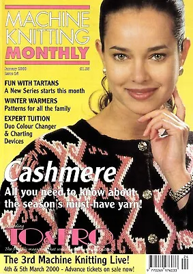 Machine Knitting Monthly Pattern Magazine January 2000 Jo Newton Vintage Y2K • £5.49