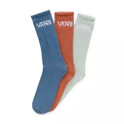 Vans Classic Crew 3 Pack Socks - Autumn Leaf • £17.99