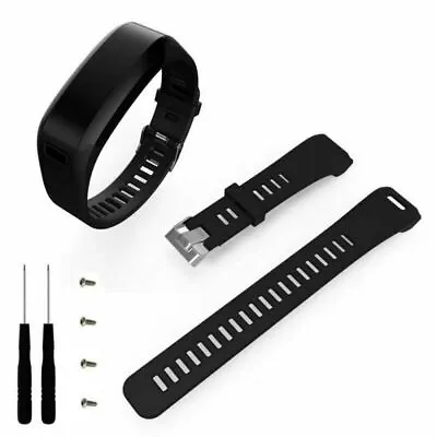 Replacement Silicon Wrist Band Strap Bracelet With Tool For Garmin Vivosmart HR • $13.19