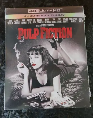 Pulp Fiction 4K UHD + Blu-Ray With SlipCase/SlipCover New And Sealed Tarantino+ • £19.99