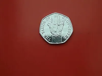 2018 Tailor Of Gloucester Beatrix Potter 50p Fifty Pence Coin Circulated • £2