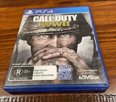 Call Of Duty: WWII WW2 For Sony PlayStation 4 PS4 • $10