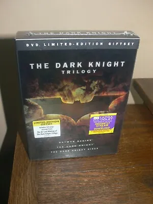 $8.99 • Buy Batman - The Dark Knight Trilogy (DVD, 2012, Limited Edition Giftset) New Sealed