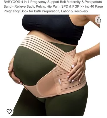 Pregnancy Maternity Support Belt  Back Bump Belly Band Waist Lumbar Postpartum • £5
