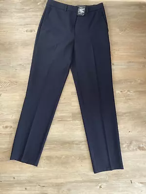 £10 • Buy BNWT - Ladies Navy Trousers M&S Size 8 Straight Leg