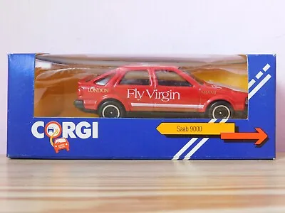 Corgi Diecast C106/3 - Saab 9000T Virgin - Red BOXED • $11.20
