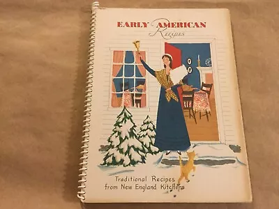 Early American Recipes Vintage Cookbook Traditional New England Recipes 1953 • $3