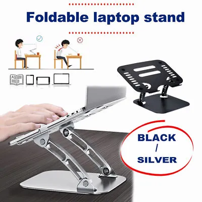 $32.88 • Buy Adjustable Folding Aluminum Stand Ergonomic Design Portable Laptop Stand Holder