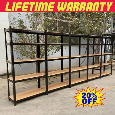 $91.88 • Buy Heavy Duty Shelf Garage Steel Metal Storage 5 Level Adjustable Shelves Rack AAA