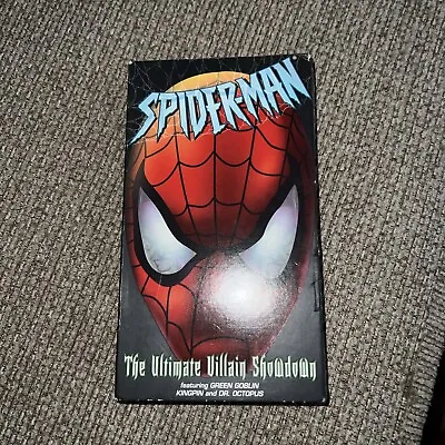 Spider-Man: The Ultimate Villain Showdown (VHS 2002) Vintage Marvel VHS • $1