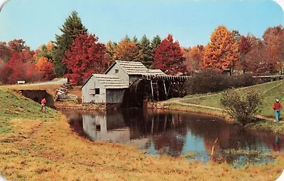 Mabry Mill On Blue Ridge Parkway - Meadows Of Dan Virginia VA - PM 1954 Postcard • $1.99