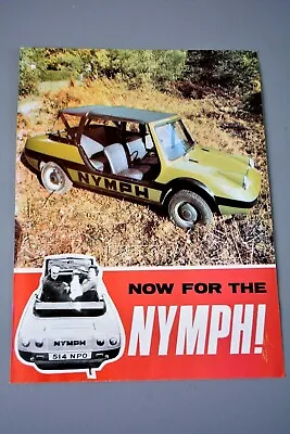 Vintage Advert/Clipping/Print: Nymph Fiberglass Kit Car Buggy • $11.61