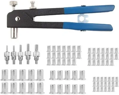 86pcs Rivnut Gun Kit Rivnut Setter ToolNut Setter ToolHand Blind Riveter • $29.99