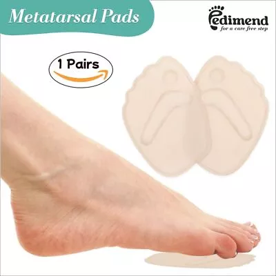 Pedimend™ Metatarsal Pads For Women And Men Ball Of Foot Cushion Soft Pads 1PAIR • £5.47