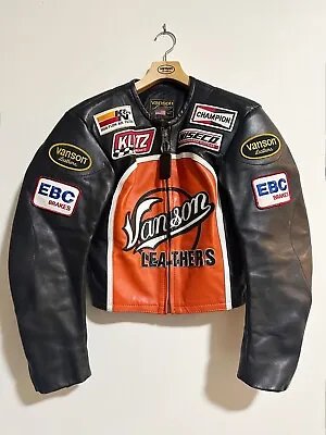 Vintage 90’s Vanson Leather Genesis NYC Jacket Men’s Size 36 • $850