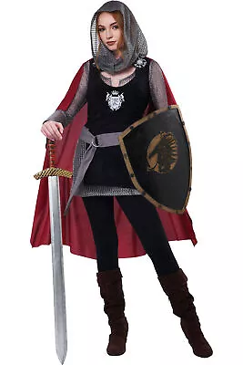 California Costume Ladies Knight Adult Women Roman Medieval Outfit 5023/040 • $35.47