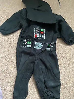 Toddler Darth Vader Star Wars Costume Age 1-2 Years • £21.95