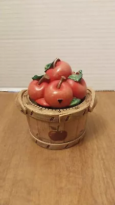 Vintage Collections Inc Ceramic Apple Basket Mechanical Kitchen Timer • $14.99