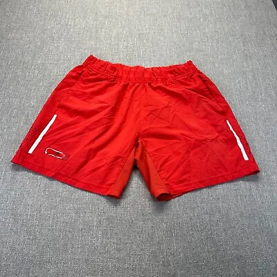 Vintage Adidas Stella Mccartney Shorts Mens Large Red Running Breathable • $28.88