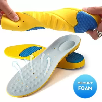 Eva Silicone Shoes Insoles Women Men Orthotic Arch Support Sports Shoe Sole Pad  • £8.79