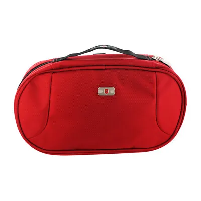 Victorinox Swiss Army Red Hanging Compact Small Travel Toiletry Makeup Bag • $19.92