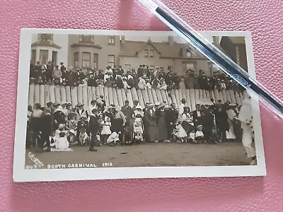 Postcard Wales Ceredigion  Aberystwyth Borth Carnival 1912 Real Photo E O Jones • £11