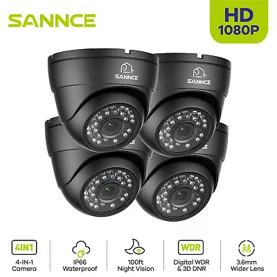 SANNCE Outdoor Dome CCTV Camera Outdoor 100ft IR Night For Home Secuirty System  • $13.76