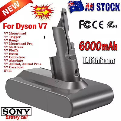 6000mAh Battery For Dyson V7 SV11 V7 Animal Motorhead Trigger Vacuum Cleaner New • $28.99