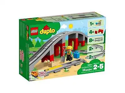 $33.99 • Buy LEGO DUPLO Train Bridge And Tracks 10872