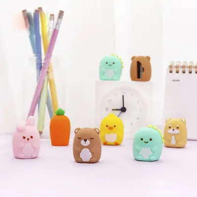 Bear Shiba Dog Pencil Sharpener School Supplies Stationery Kids Gift Cute Kawaii • £4.99