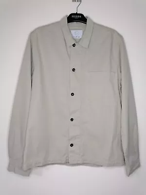 Form & Thread Beige Cotton Canvas Overshirt Men's Size M • £34