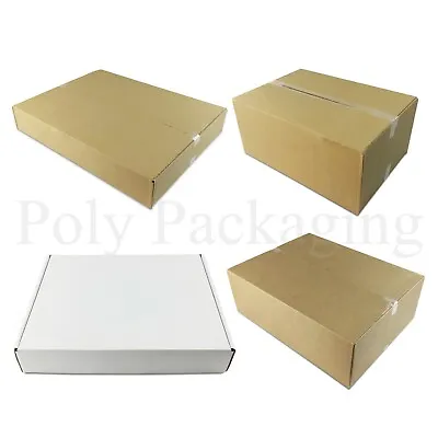 Maximum Size ROYAL MAIL SMALL PARCEL Cardboard Postal Boxes For Posting/Postage • £7.69