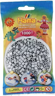 1000 Hama Grey 207-17 Color Iron On Midi Beads  • $3.99