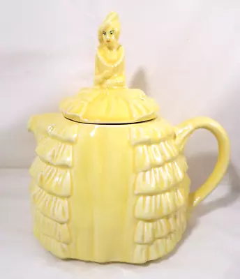 VINTAGE China JAMES SADLER Teapot DAINTEE LADYEE Painted Face CRINOLINE LADY Y • £38