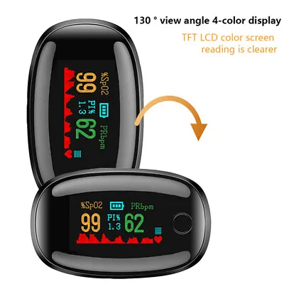 FDA Finger Pulse Oximeter OLED Blood Oxygen Meter Heart Rate SpO2 Monitor Sensor • $8.86