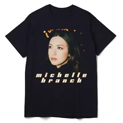 Vtg Michelle Branch Singer Heavy Cotton Black S-5XL Unisex Shirt AA2302 • $18.28