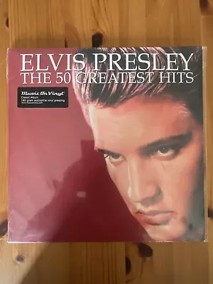 Elvis Presley - The 50 Greatest Hits 3LP Compilation Vinyl Record Album 2010 • $79.99