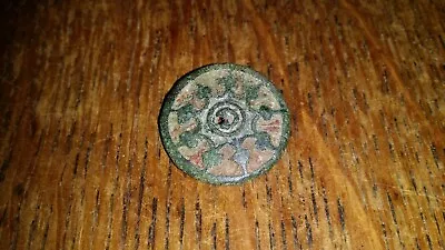 2nd / 3rd Century Ancient Roman Disc Brooch - Hampshire Metal Detector Find • $56.83