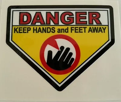 Lawn-Boy Mower Safety Danger 'Keep Hands And Feet Away' Deck Decal. Part 610640 • $9.99
