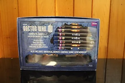 £435.66 • Buy Doctor Who Series 1-7 Blu-Ray Limited Edition W/Sonic Screwdriver Remote Control