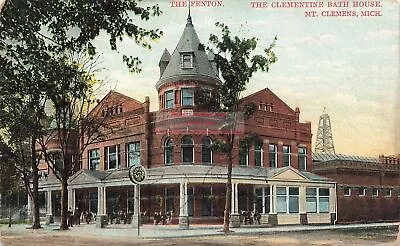 MI Mount Clemens Michigan Clementine Bath House 1908 PM • $6.99