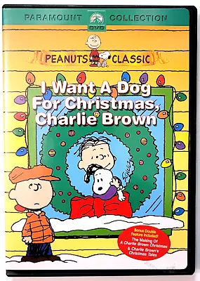 I WANT A DOG FOR CHRISTMAS CHARLIE BROWN (DVD 2003) Peanuts Classic! • $4.99