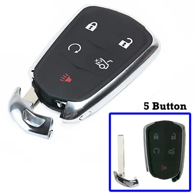 New Remote Smart Key Fob Shell Case Blank Blade For Cadillac SRX 2015 2016 • $9.23