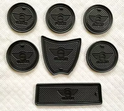 MINI COOPER (R50  R53 - 2Dr ) 2002 -2006 INTERIOR DASH MAT GATE PAD SET BLACK • £17.99